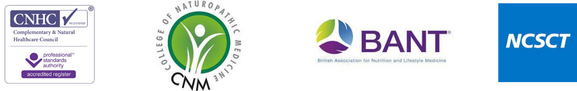 Accredited by CNHC, CNM, BANT, NCSCT.